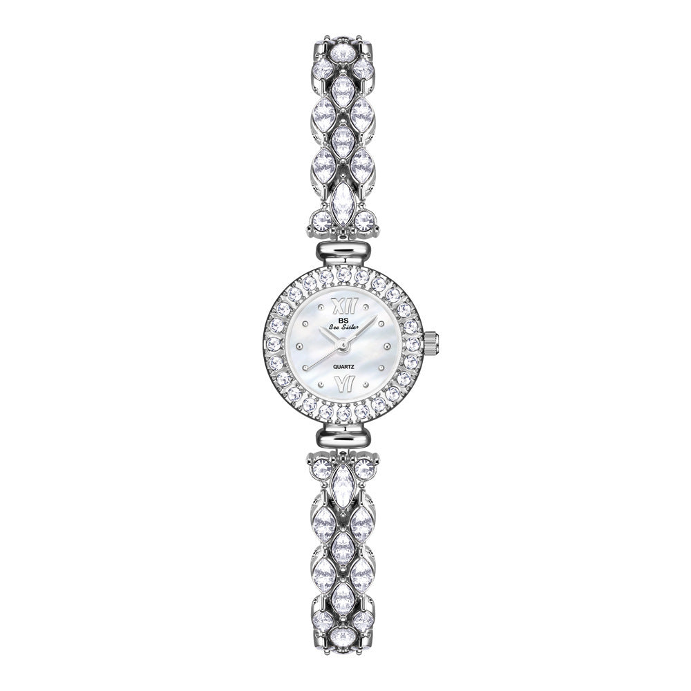 Baita Starry Horse Eye Zircon Light Luxury Exquisite Mermaid Watch