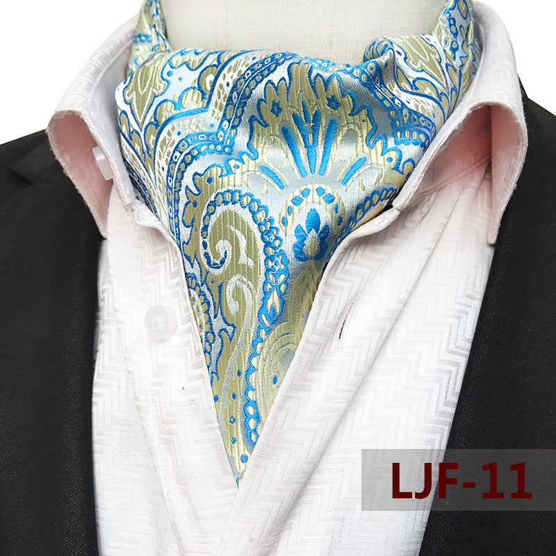 Men's Scarf Jacquard Polyester British