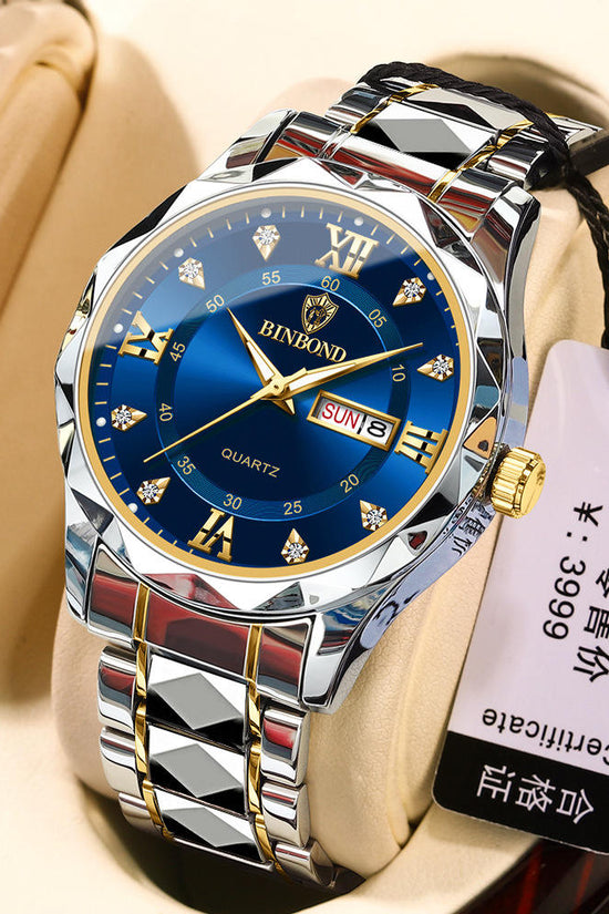 BINBOND Luxury Quartz Watch রেগুলার প্রাইস 9̶9̶9̶ টাকা কিন্তু বর্তমানে ১০% ডিসকাউন্ট এ পাচ্ছেন ৮৯৯ টাকায় সাথে আরো পারছেন ফ্রী ডেলিভারি