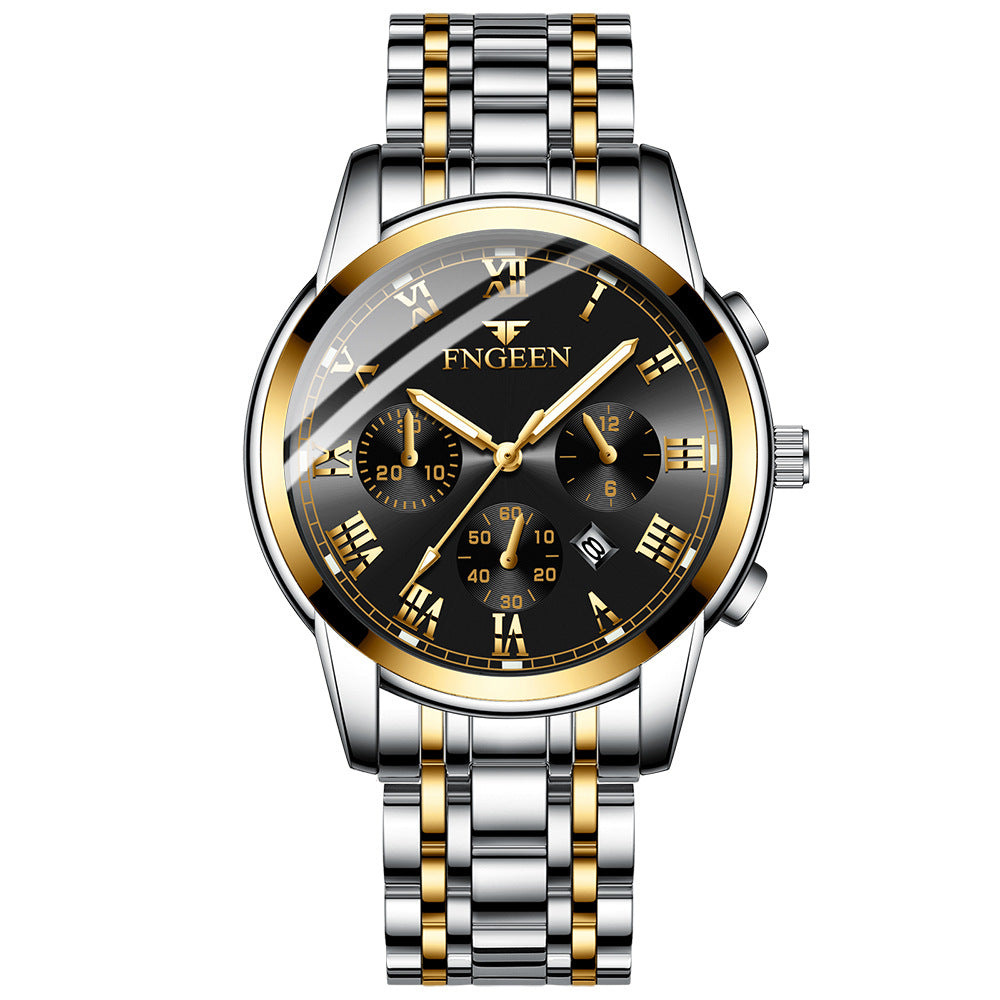2019 New Fenzun Concept Automatic Mechanical Watch Fashionable Korean Quartz Men's Watch Waterproof Student Men's Watch