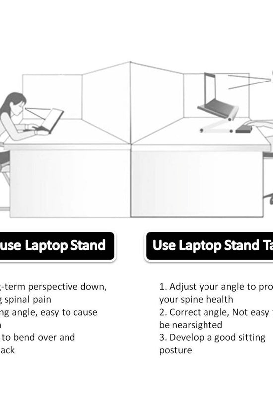 Foldable Laptop Stand Ergonomic Desk Tablet Holder