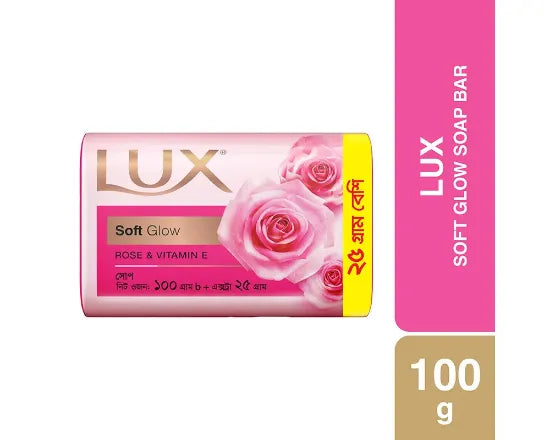 Lux Soap Rose & Vitamin E Soap 100gm