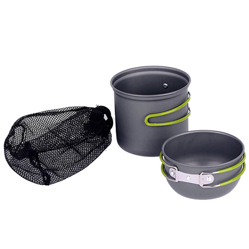 Outdoor Camping Cookware Picnic Barbecue Portable Pot Single Set Pot Ds-101