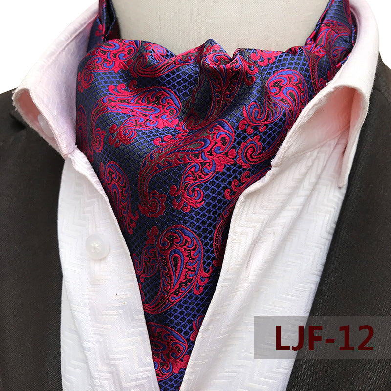 Men's Scarf Jacquard Polyester British