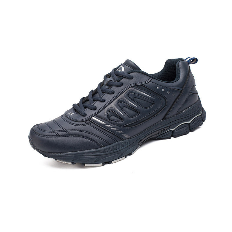 Leather Casual Safety Shoes Chef Hotel Men's Extra Large Hotel Lightweight Work Shoes Men's Sneakers