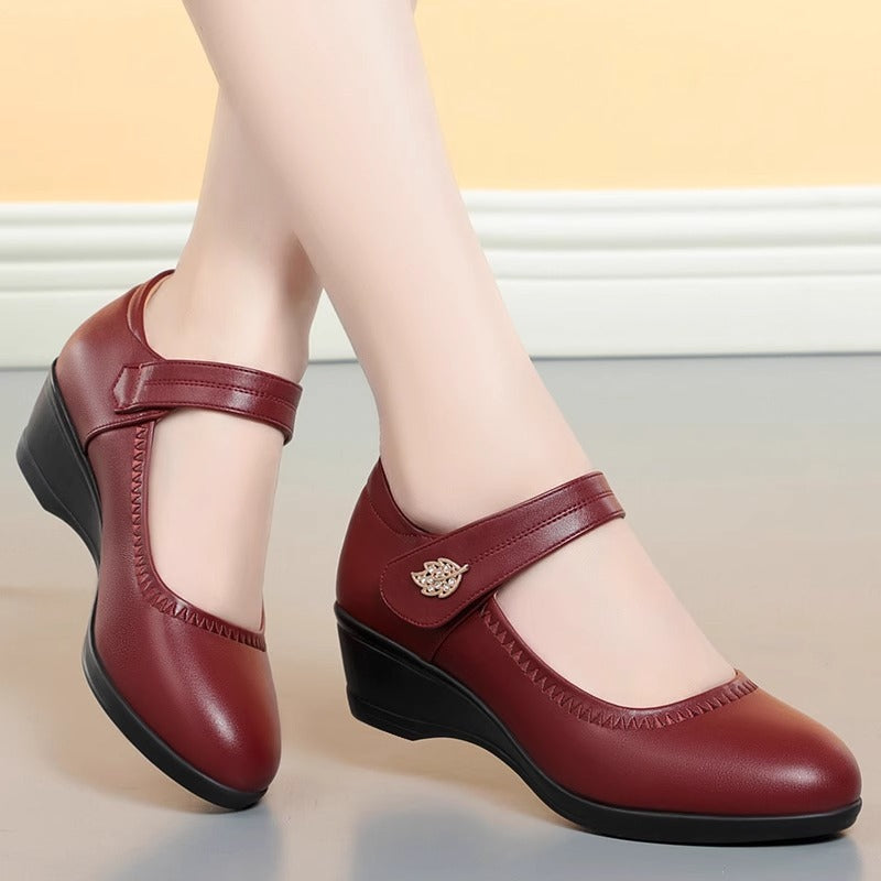 One-strap Women's Magic Stick Shoes Comfortable Wedge Soft Sole Shoes