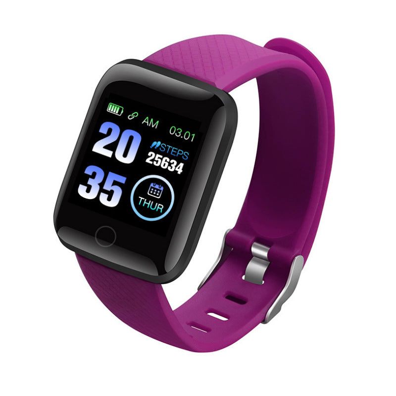 116Plus Smart 116S Bracelet Sports Heart Rate Blood Pressure Bluetooth Monitoring Step Counting Smart