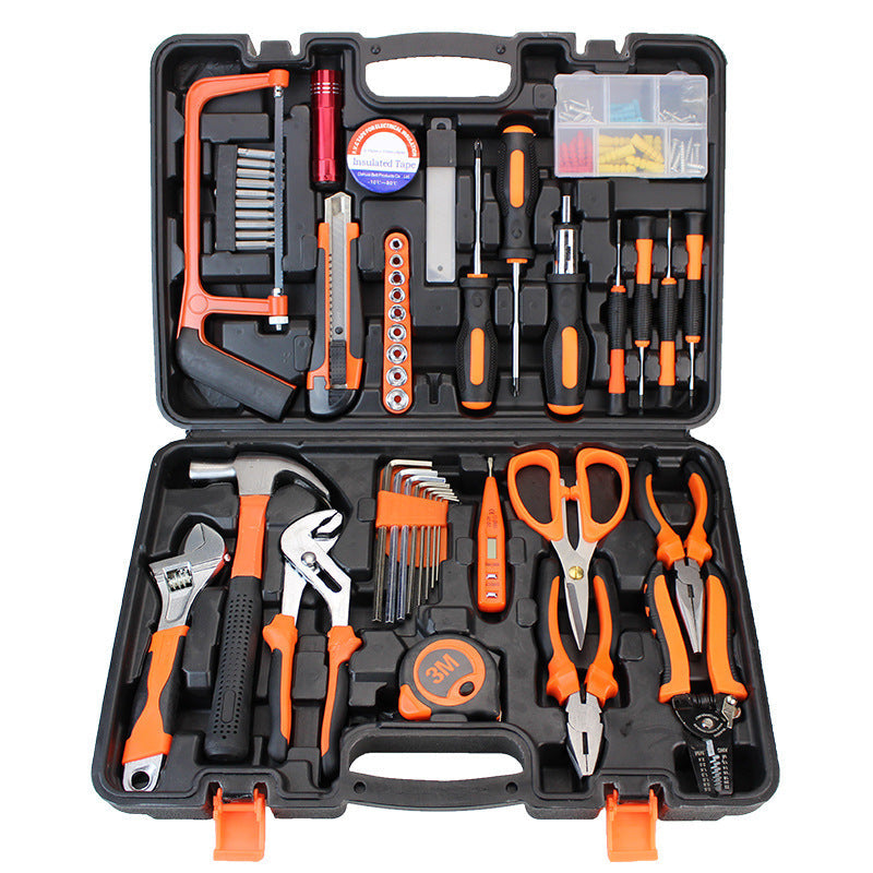 Hardware toolbox set of tools suit hand tools household maintenance gifts wholesale multi-style