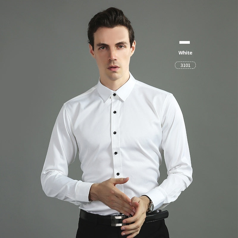 Casual Four-Way Stretch Long Sleeve Shirt