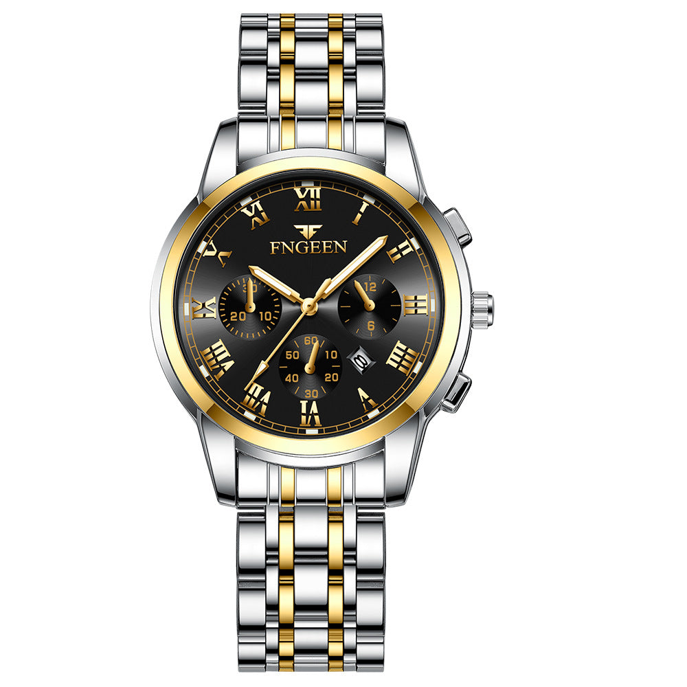 2019 New Fenzun Concept Automatic Mechanical Watch Fashionable Korean Quartz Men's Watch Waterproof Student Men's Watch