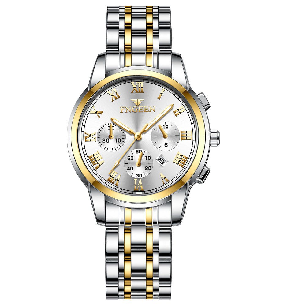 2019 New Fenzun Concept Automatic Mechanical Watch Fashionable Korean Quartz Men's Watch Waterproof Student Men's Watch