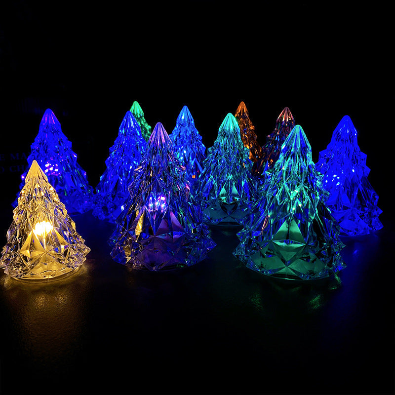 Christmas decorations atmosphere light wind lamp led luminous nightlight wedding room romantic layout small iceberg lamp