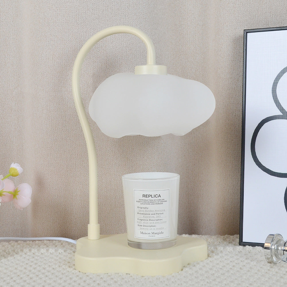 Creative Cloud Melted Wax Lamp Timing Dimming Atmosphere Night Light Expanding Scented Candle Scented Lamp Desktop Table Lamp