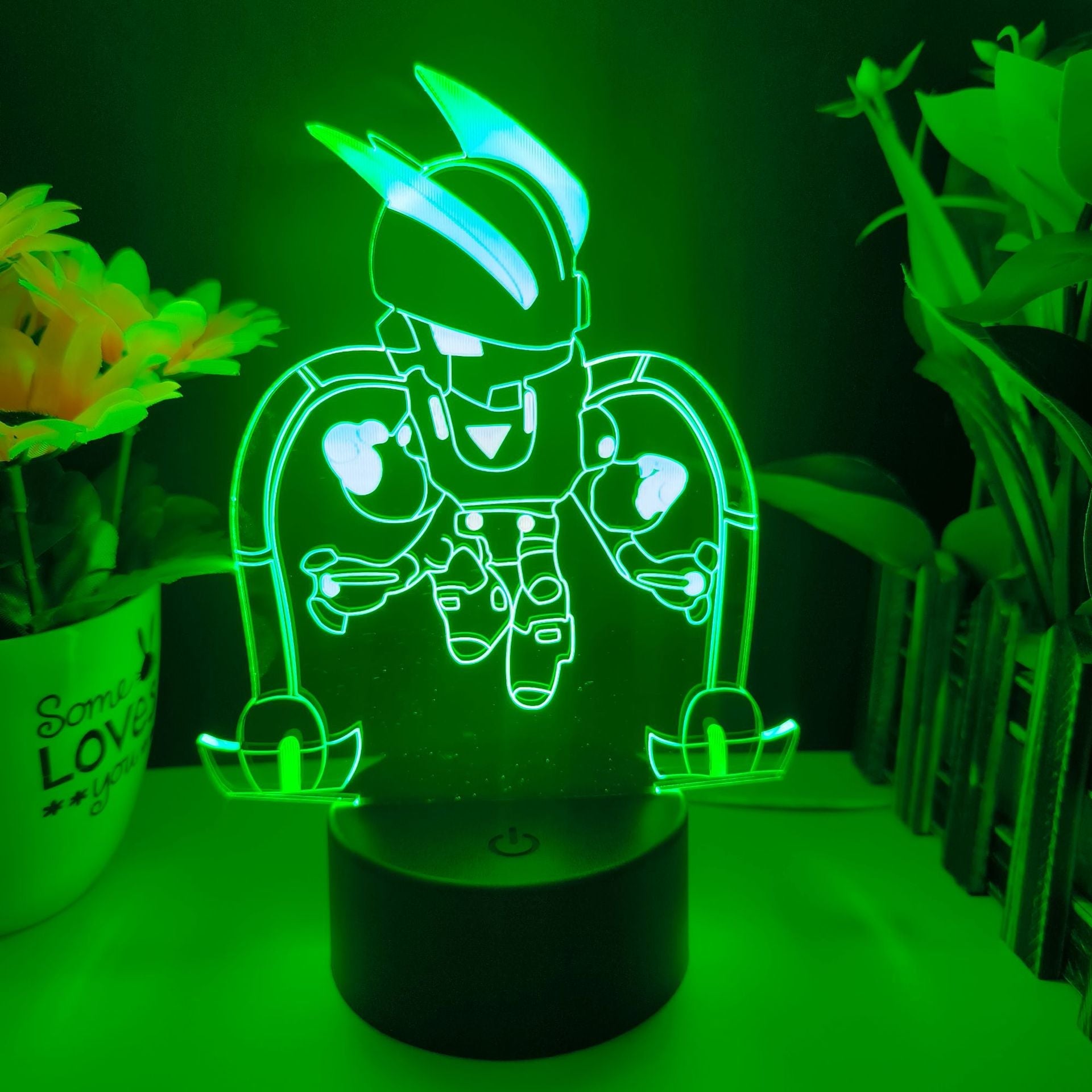 King of Gods Blok Edgar Figure Gift Bedroom Game E-Sports Atmosphere 3D Night Light