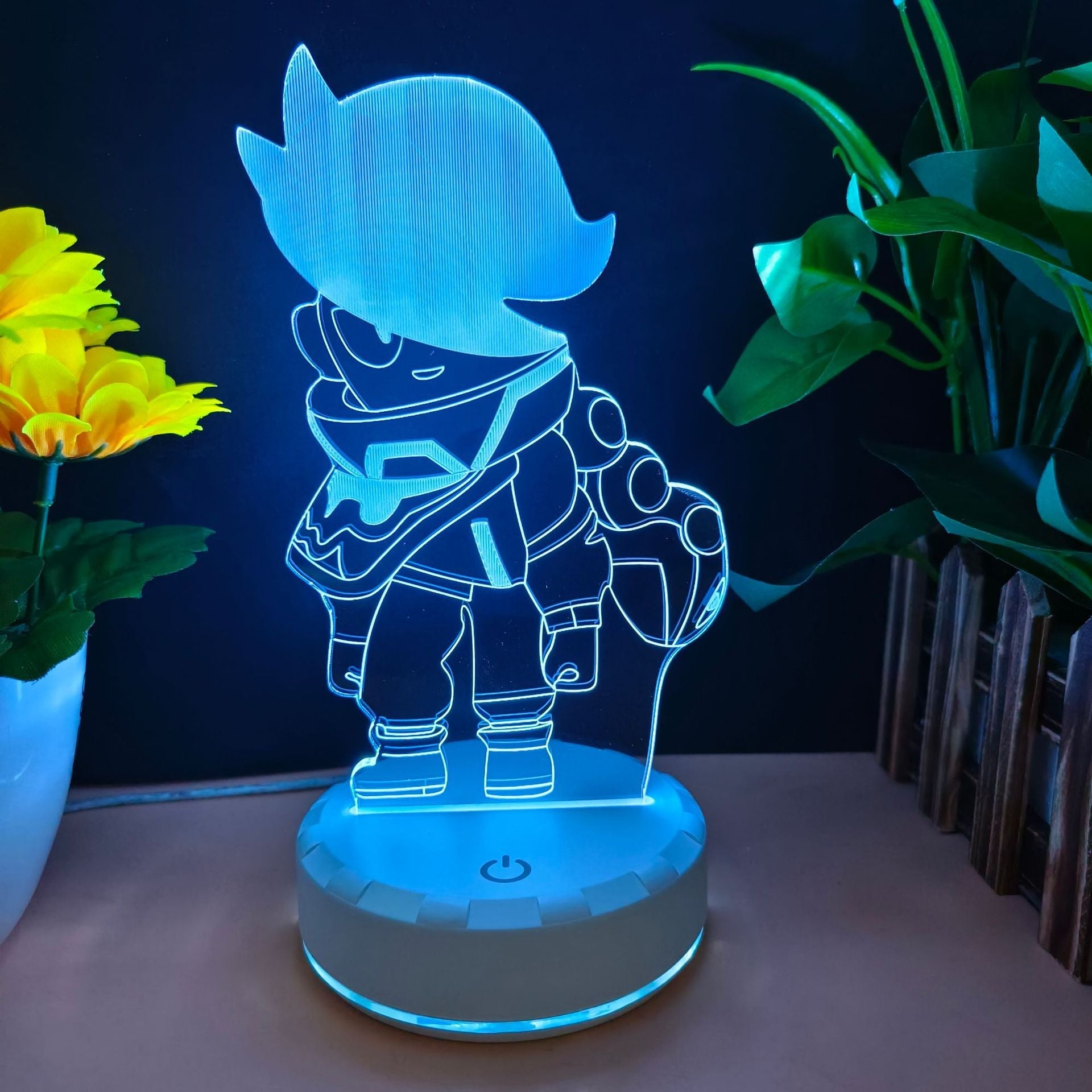 King of Gods Blok Edgar Figure Gift Bedroom Game E-Sports Atmosphere 3D Night Light