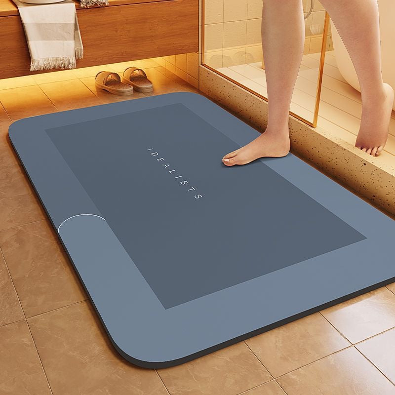 Bathroom Diatom Mud Water-Absorbent Non-Slip Floor Mats Entrance Door Mats Bathroom Quick-Drying and Stain-Resistant Floor Mats