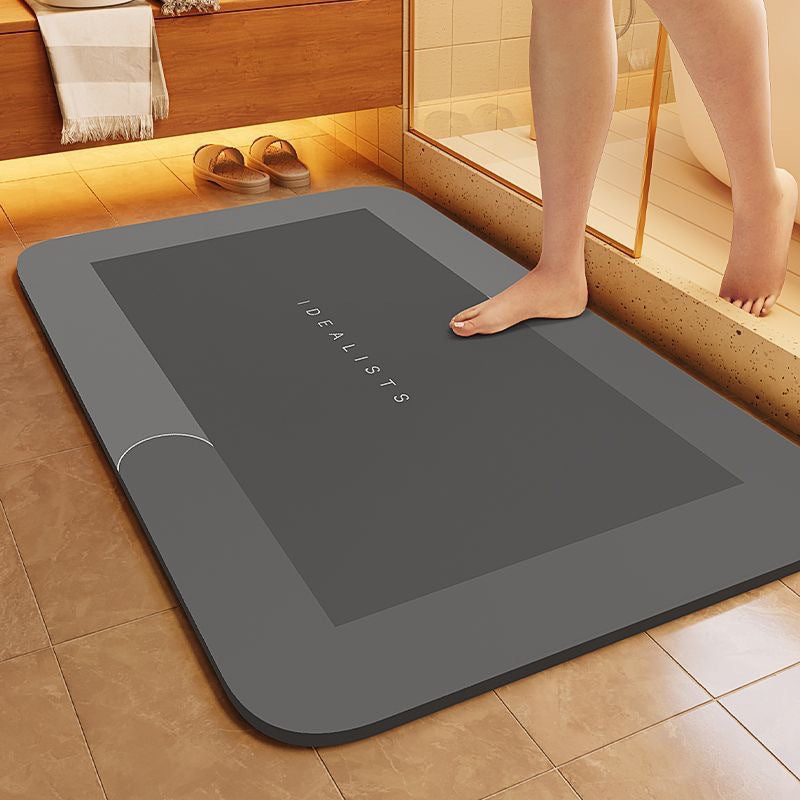 Bathroom Diatom Mud Water-Absorbent Non-Slip Floor Mats Entrance Door Mats Bathroom Quick-Drying and Stain-Resistant Floor Mats