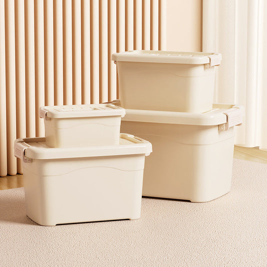 Household Miscellaneous Storage Box Living Room Large-Capacity Clothing Storage Waterproof Dustproof Thickened Desktop Storage Box