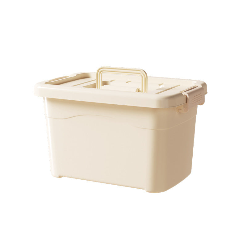Household Miscellaneous Storage Box Living Room Large-Capacity Clothing Storage Waterproof Dustproof Thickened Desktop Storage Box