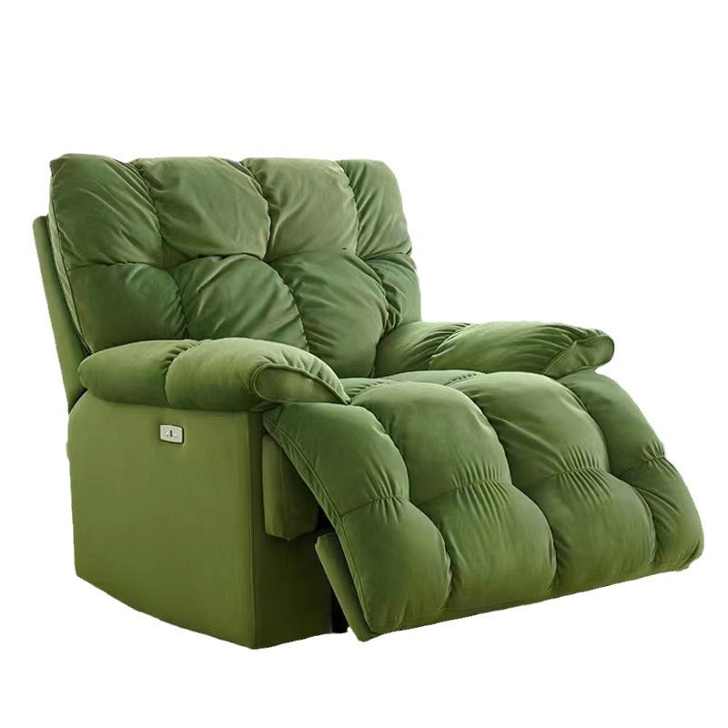 Light luxury lazy electric multifunctional sofa reclining rocking tofu block cloud massage heating rocking chair space sofa