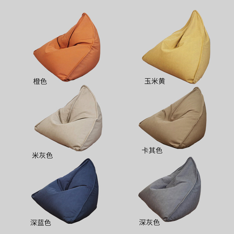 Lazy Sofa Tatami for Small Apartments, Dormitories, and Guesthouses, Tech Fabric Chair, Balcony Single Recliner, Comfortable and Relaxing