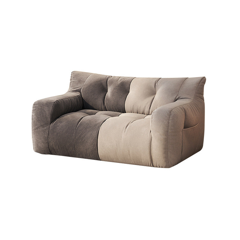 Small Apartment Fabric Sofa for Home Use, Reclining and Sleeping, Suitable for Bedroom Rental, Double Tatami Seating Area, Lazy Sofa