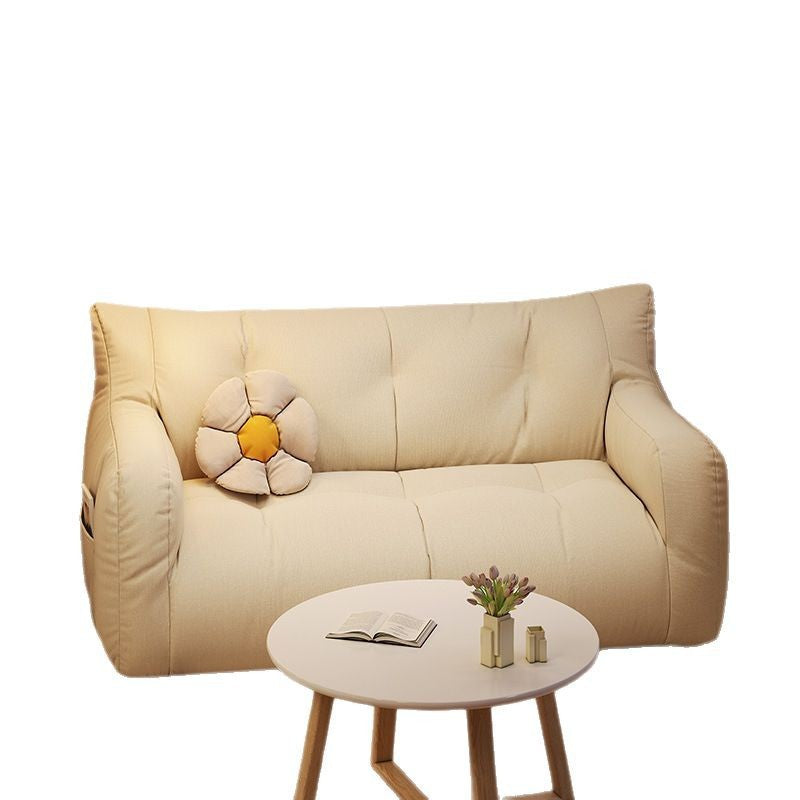 Fabric Sofa Living Room Small Apartment Soft Stool Rental Room Tatami Rest Area Multifunctional Lazy Sofa