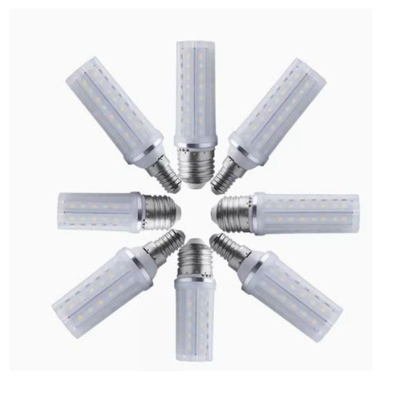 Household super bright led bulb e14 small screw corn lamp energy-saving lamp e27 screw three-color dimming pendant lamp white light