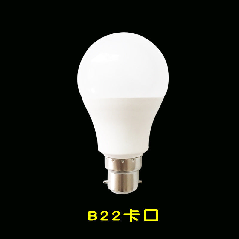 Hot Selling Super Bright Household Led Energy-Saving Light Bulb E27 Screw A60 Bulb 110V Plastic-Coated Aluminum 3W5 B22 Light Bulb