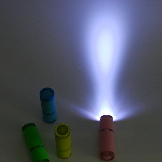 9Led Mini Night Light Flashlight Silicone Cover 9Led White Light Daily Lighting Battery Type Aluminum Alloy Handheld