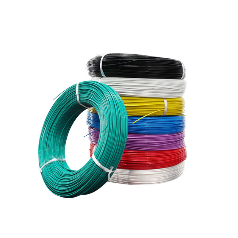 Teflon High Temperature Wire Af250 Ff46-2 Silver Plated Wire Copper Core Multi-Specification High Temperature Resistant Wire and Cable Digital Wire