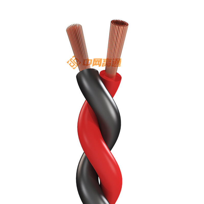 National standard RVS twisted pair twisted wire pure copper power cord 2 core 0.75 5 1.5 2.5 square cable engineering special line