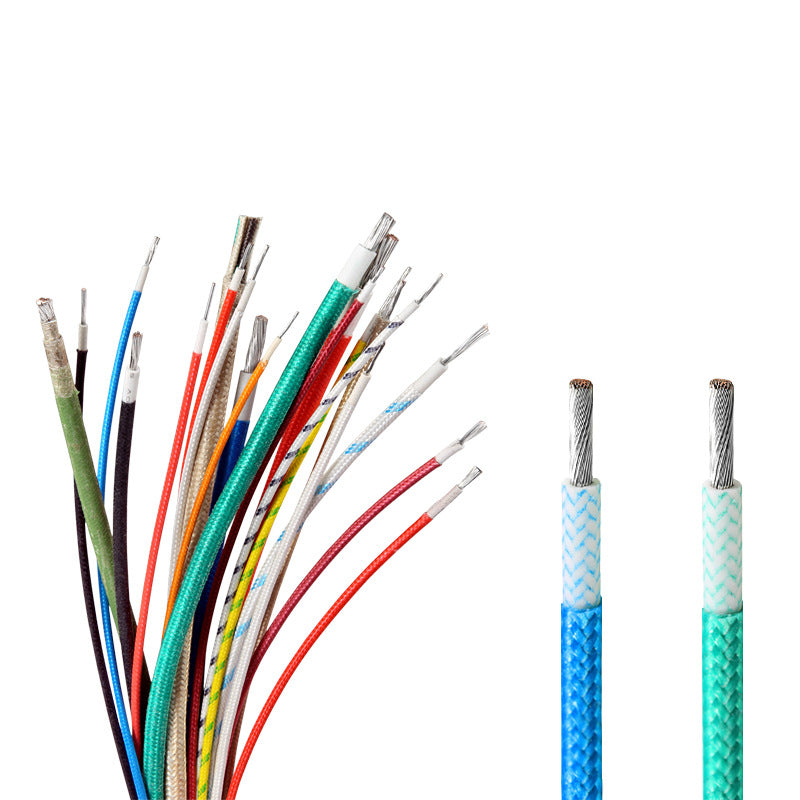 Manufacturer Ul3122 High Temperature Wire Silicone Braided Wire 16-26Awg Flame Retardant 200 Degree Digital Wire American Standard Insulating Wire