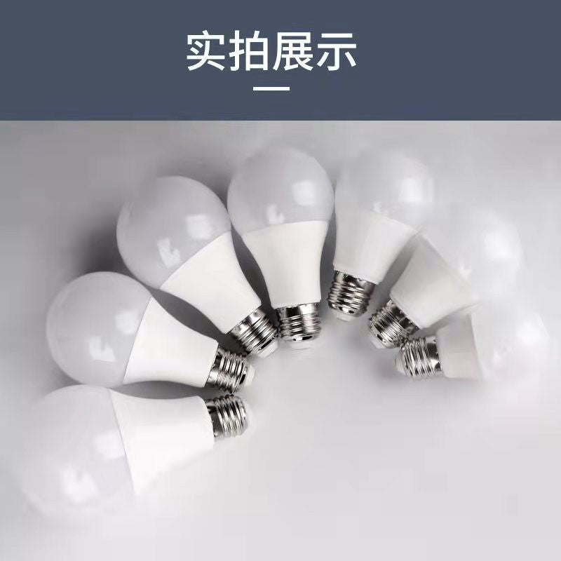 Ultra-Bright Led Bulb Lamp with Plastic-Coated Aluminum E27 Screw Base, Household Indoor Led Light Bulb