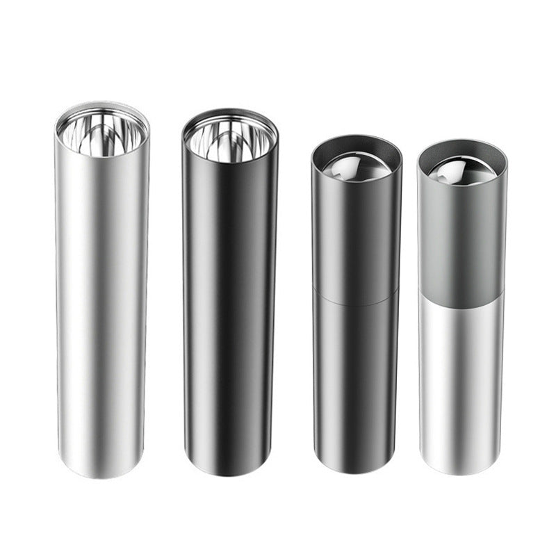 Aluminum Alloy Led Mini Flashlight USB Rechargeable Outdoor Lighting Strong Light Home Portable Gift