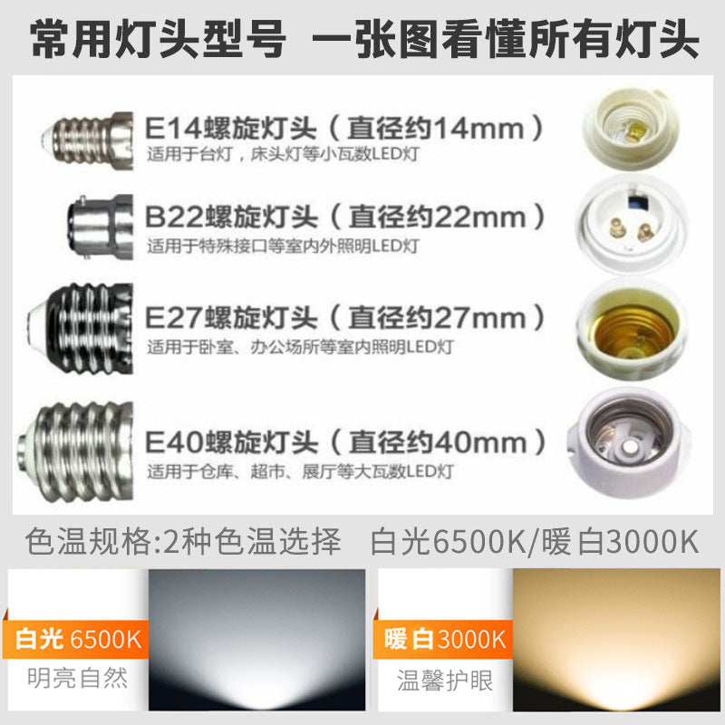 FSL Foshan Lighting LED Energy Saving Bulb Bulb E27 Screw Household Living Room Bedroom Table Lamp