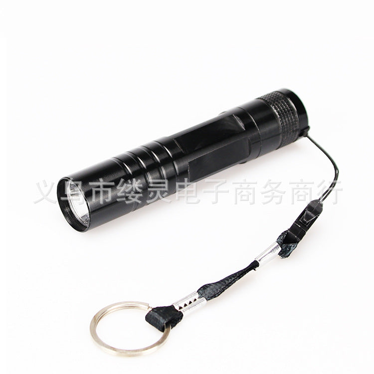 Mini LED5 Battery Flashlight Aluminum Alloy Gift Flashlight Keychain Home Camping Fishing Lighting Flashlight