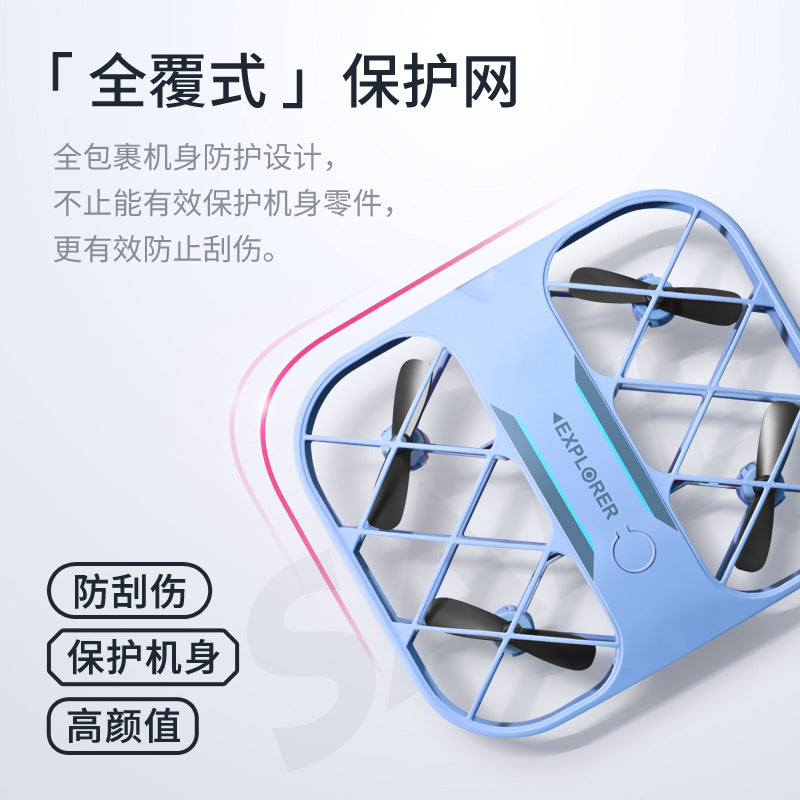 Jjrc Explosions Mini Pocket Aircraft 8K Aerial WIFI Real-time Image Transmission Grid Protection Remote Control UAV