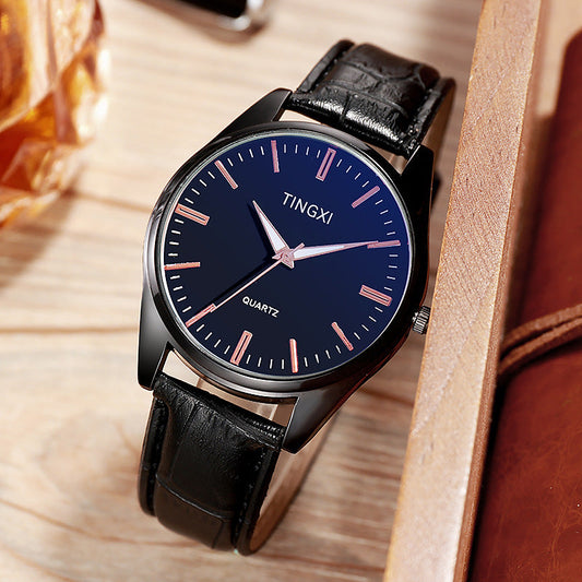 Trendy Korean Style Casual Simple Temperament Watch for Men, Student Automatic Non-Mechanical Men's Watch  Trendy Hot Item