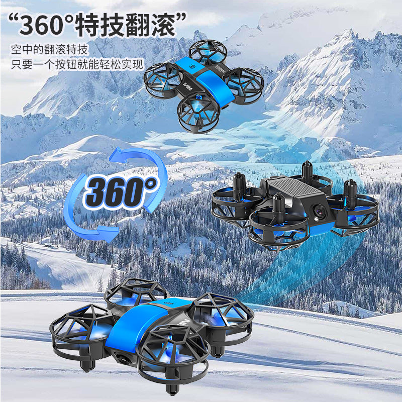 Mini drone aerial photography HD professional small aerial vehicle remote control aircraft children toy boys primary school students