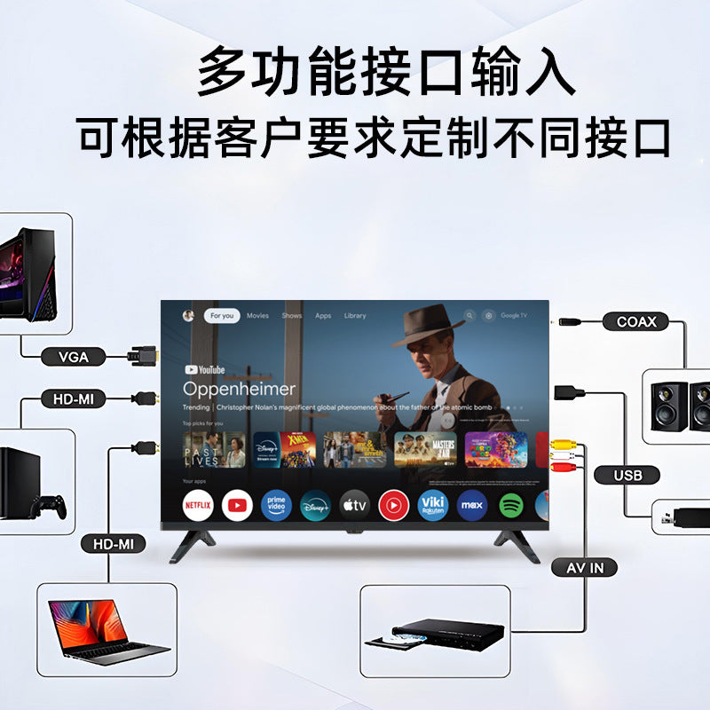 Export Wholesale Google Tv 32-Inch 42inch 55inch Network 4K Borderless Webos System Tv