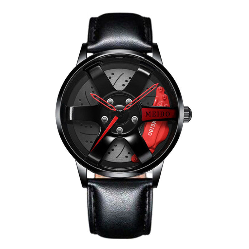 Official full-automatic movement watch men's vacuum plating wheel style non-mechanical watch new generation of hair