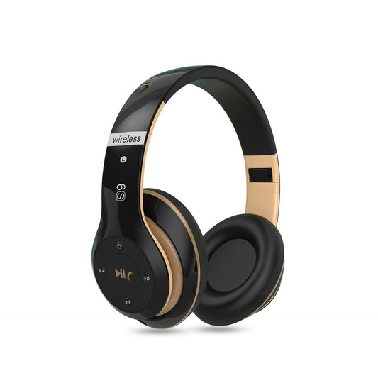 A6S Head-Mounted Bluetooth Headset Wireless Stereo Headset Card Radio Call Function
