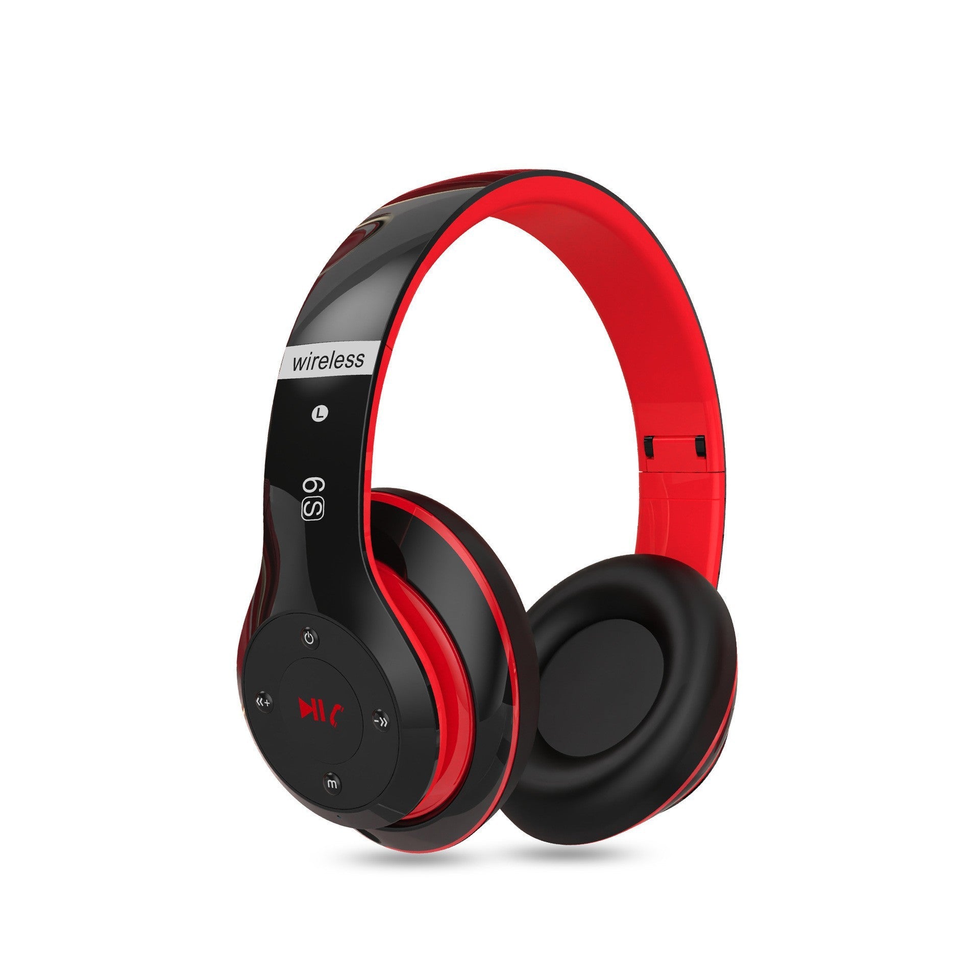 A6S Head-Mounted Bluetooth Headset Wireless Stereo Headset Card Radio Call Function