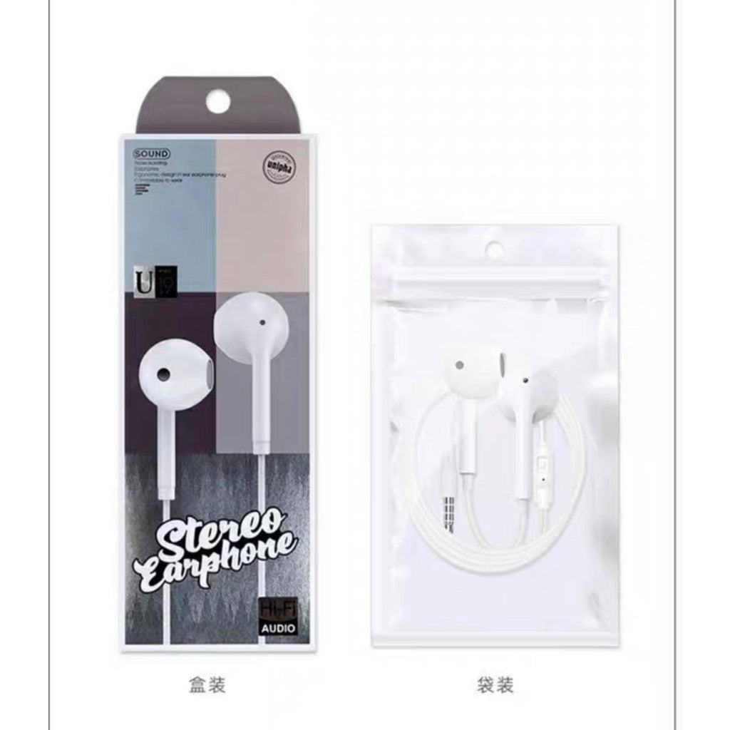 U19 U18 Wired Headphones Glossy U88 Macaron Headphones Flat Ear Heavy Bass Karaoke Call Microphone