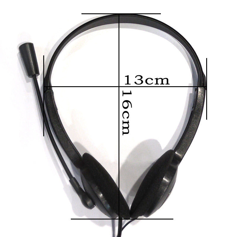 Aviation Headset Computer Headset Wired Headset Desktop Distribution Headset E-commerce Spot Bare Metal