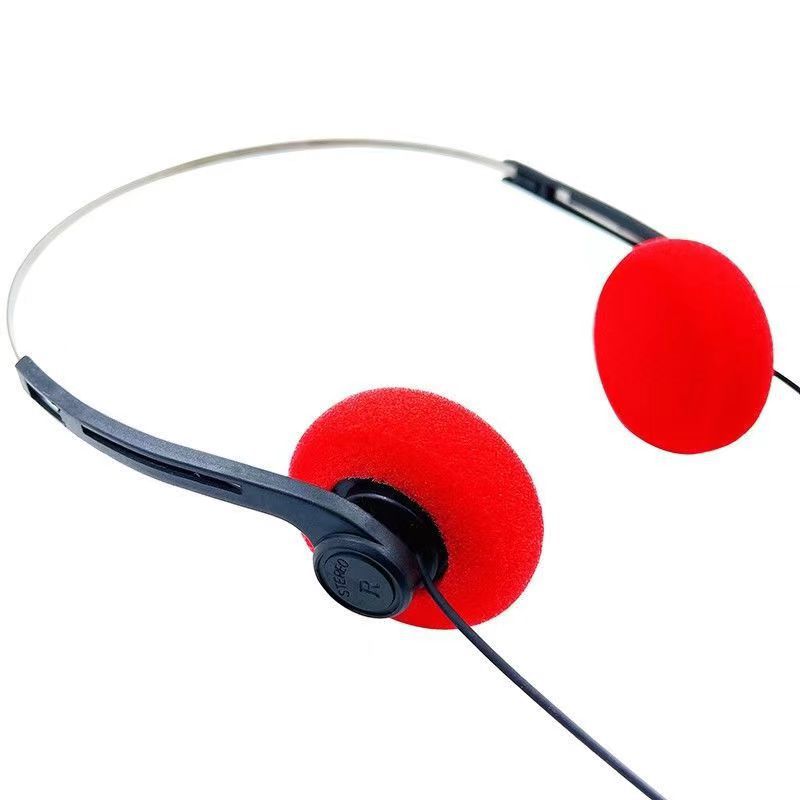 Little Red Riding Book with Classic Headset Photo Retro Feelings Portable Voice Clear Small Headset