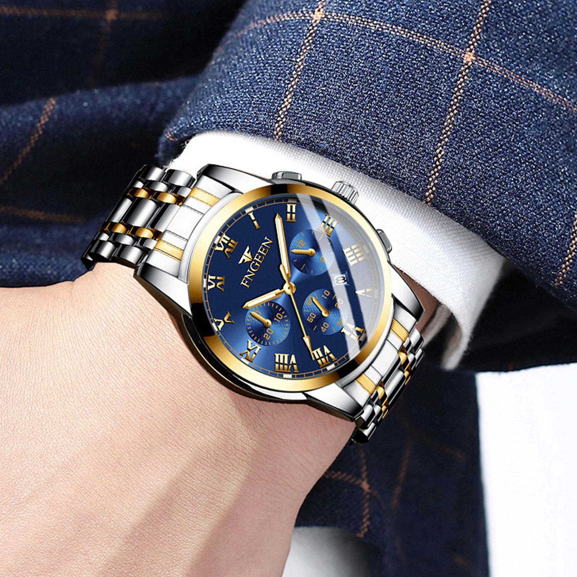 2019 New Fenzun Concept Automatic Mechanical Watch Fashionable Korean Quartz Men's Watch Waterproof Student Men's Watch