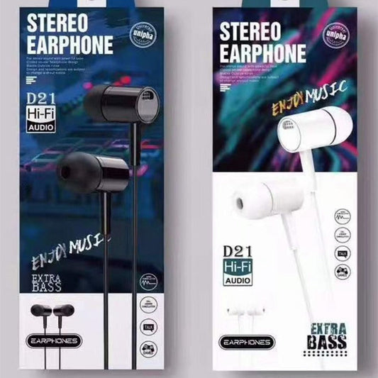 L29/D21 Wired Headset with Microphone, In-Ear Wired Earbuds, Karaoke Live Broadcast, Chicken Subwoofer, Mobile Game