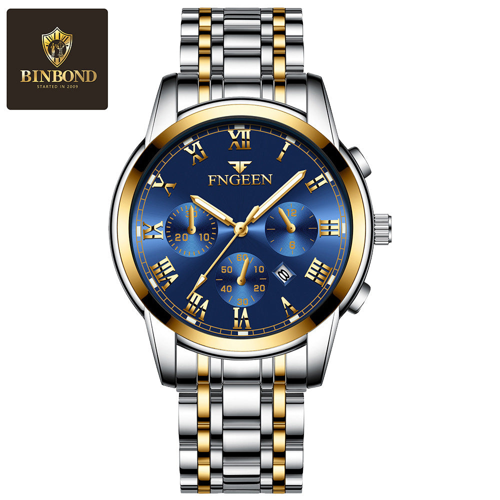 2019 New Fenzun Concept Automatic Mechanical Watch Fashionable Korean Quartz Men's Watch Waterproof Student Men's Watch
